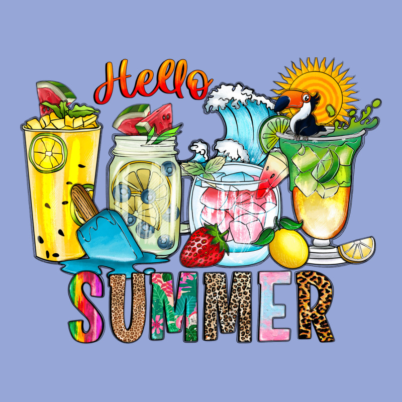Hello Summer Drink Classic Tee by CowhideDigitalArt | Teevron