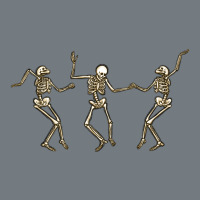Dancing Skeletons Heavyweight Sweatshirt | Teevron