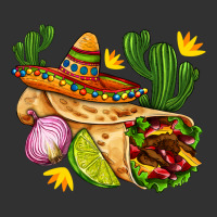 Burrito  With Sombrero And Union With Cactus Urban Heavy Tee | Teevron
