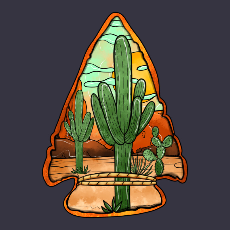 Desert Cactus Arrowhead Vintage Hoodie by Jasminsmagicworld | Teevron