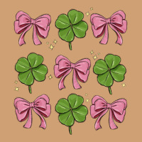 Coquette Bow Clover St. Patrick's Day Vintage Tee | Teevron