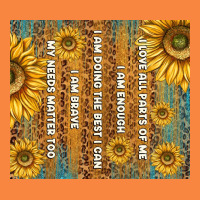 Self Reminders With Sunflowers Premium Sweatshirt | Teevron