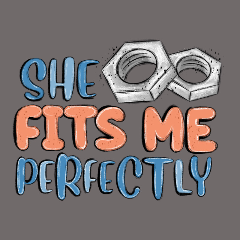 She Fits Me Perfectly Urban Heavy Tee by MaliasSmallBusiness | Teevron