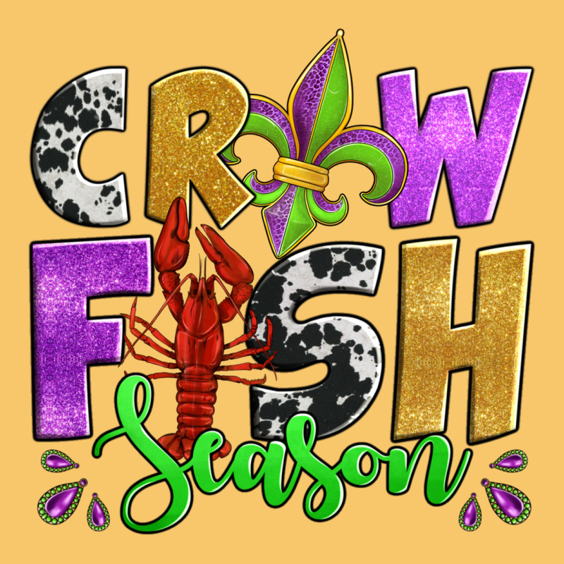 Crawfish Season Mardi Gras Carnival Fleur De Lis Vintage Hoodie by Jasminsmagicworld | Teevron