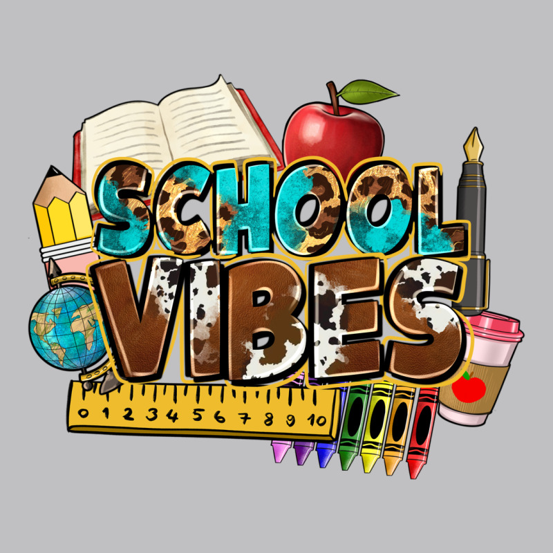 School Vibes Long Sleeve Tee by NancyCooperArtShop | Teevron