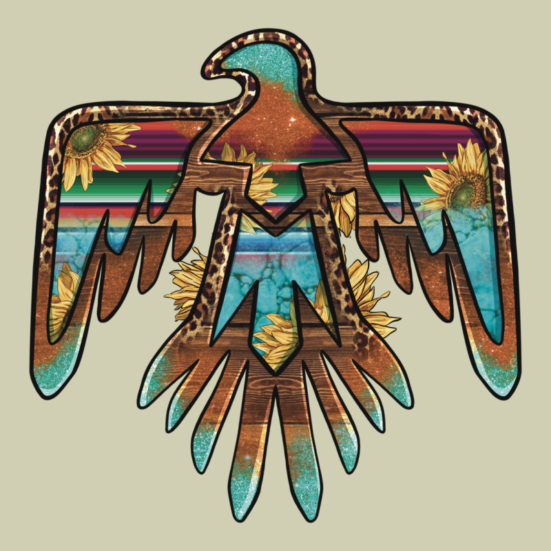 Thunderbird With Sunflowers Heavy Core Tee by BarkalooDesign | Teevron