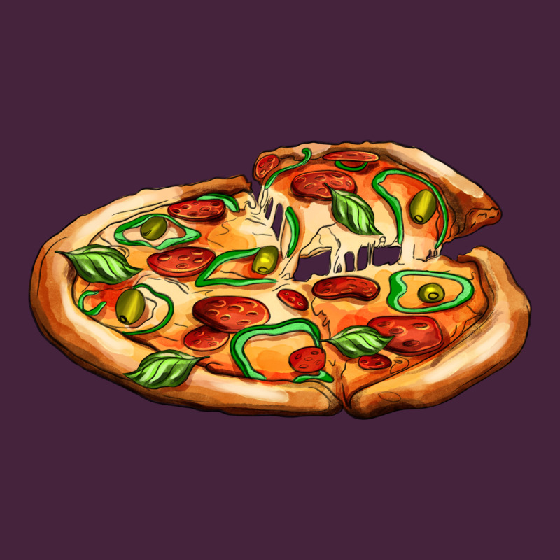 Big Pizza Premium Tee by AdoDesignShop | Teevron