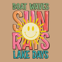 Boat Waves Sun Rays Lake Days Vintage Tee | Teevron