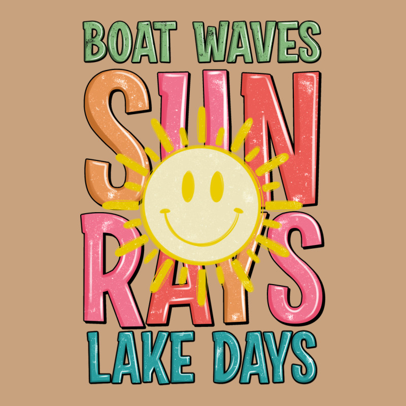 Boat Waves Sun Rays Lake Days Vintage Tee by JahusDesignShop | Teevron