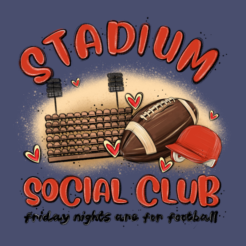 Stadium Social Club Football Vintage Tee by MaliasSmallBusiness | Teevron