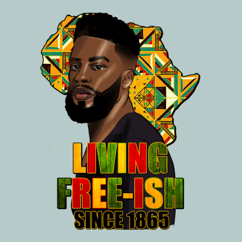 Juneteenth Living Freeish Since 1865 Heavy Core Tee by HRA Design Shop | Teevron