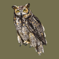 Great Horned Owl Vintage Hoodie | Teevron