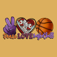 Peace Love Basketball Premium Hoodie | Teevron