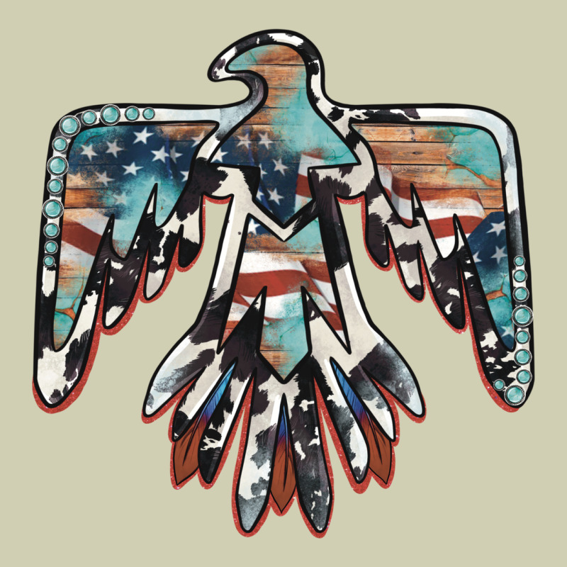 American Flag Thunderbird Heavy Core Tee by BarkalooDesign | Teevron