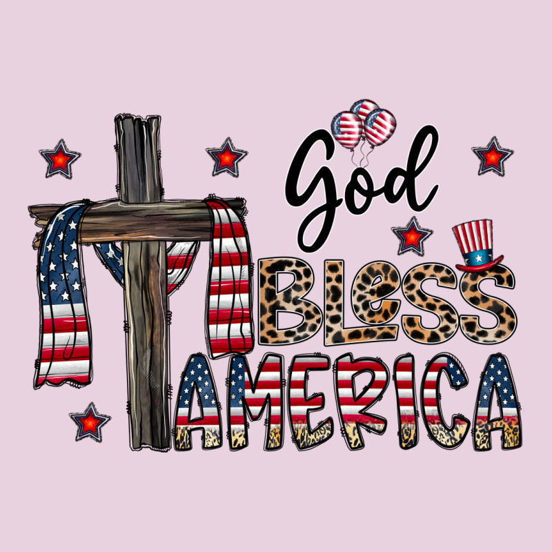 God Bless America Ladies Tee by CowhideDigitalArt | Teevron