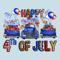 Western Hello Fourth Of July Trucks Ladies Tee | Teevron