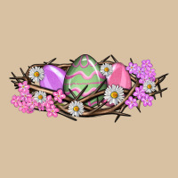 Easter Eggs And Crown Of Thorns Easter Day Heavyweight Hoodie | Teevron