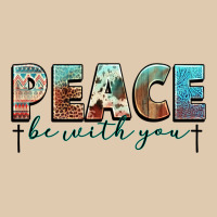 Peace Be With You Cross Heavyweight Sweatshirt | Teevron