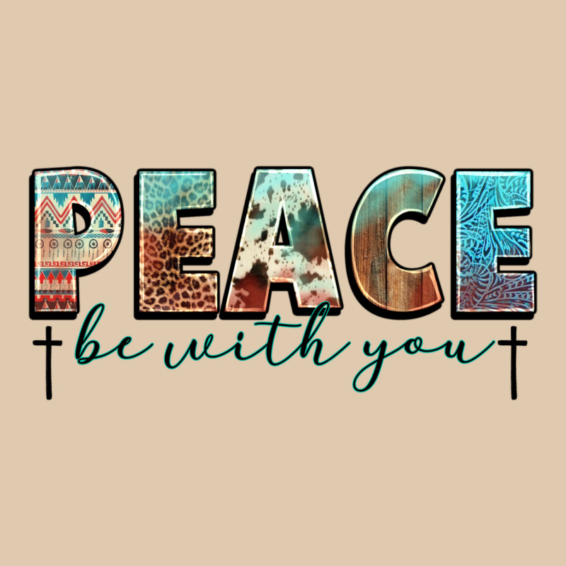 Peace Be With You Cross Heavyweight Sweatshirt by NancyCooperArtShop | Teevron