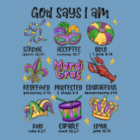 God Says I Am Mardi Gras Urban Heavy Tee | Teevron