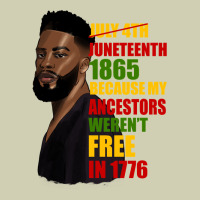 Juneteenth 1885 Because My Ancestors Weren't Free In 1776 Black Man Heavy Core Tee | Teevron