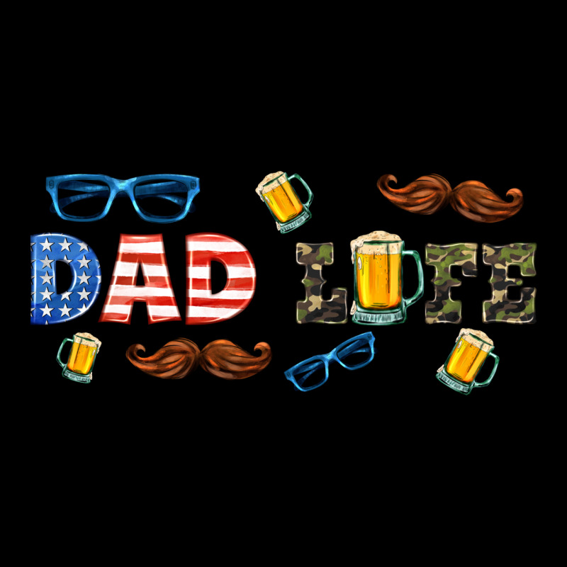 Dad Life  Libbey Glass Ladies Tee by HRA Design Shop | Teevron