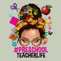 Preschool Teacher Life  Messy Bun Long Sleeve Tee | Teevron