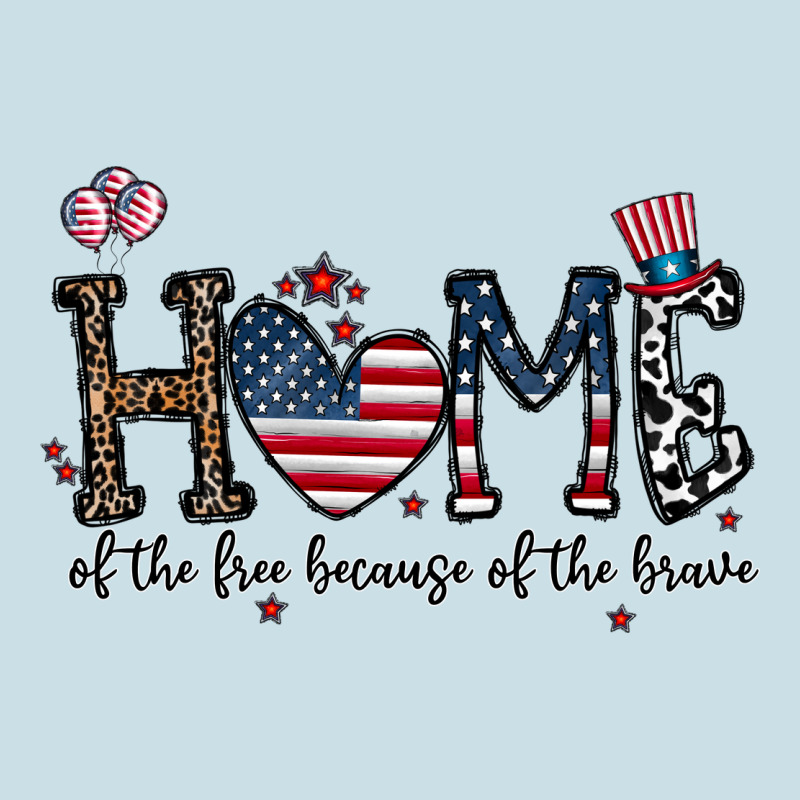 Home Of The Free Beacuse Of The Brave Ladies Tee by CowhideDigitalArt | Teevron