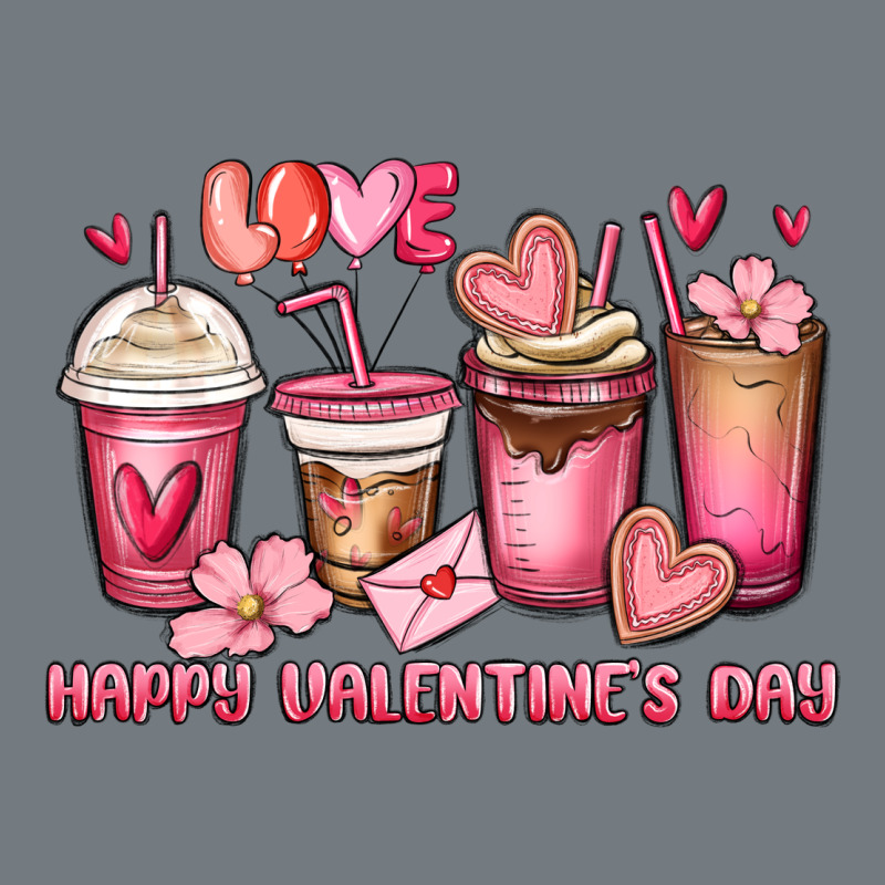 Happy Valentine's Day Coffee Cups Heavyweight Sweatshirt by MaliasSmallBusiness | Teevron