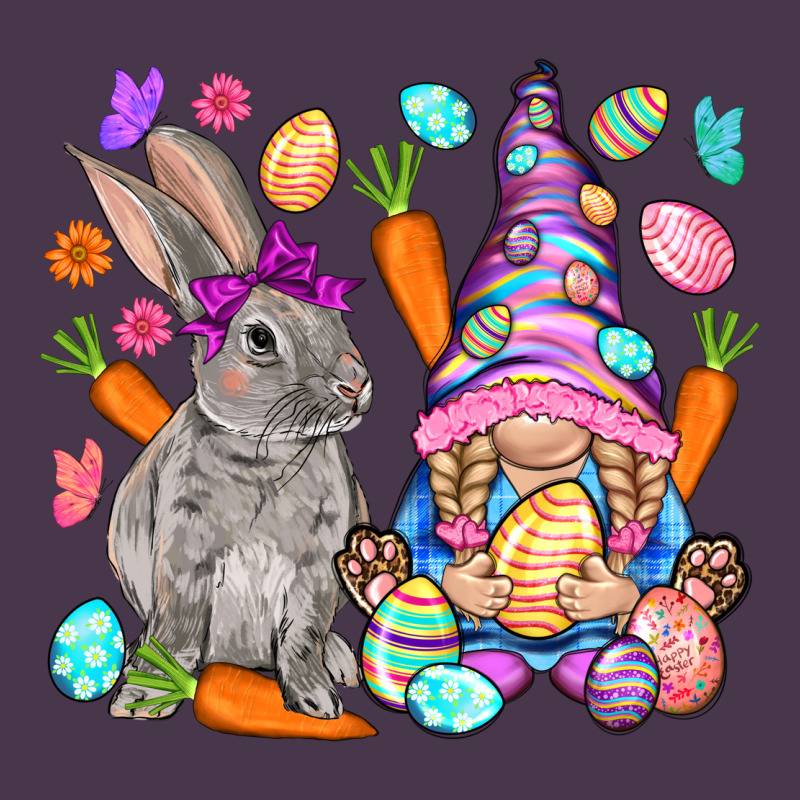 Easter Gnome And Rabbit Easter Day Heavyweight Hoodie by HowdyJamesFarm | Teevron