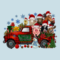 Christmas Farm Animals Truck Ladies Tee | Teevron