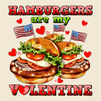 Hamburger Are My Valentine Premium Tee | Teevron