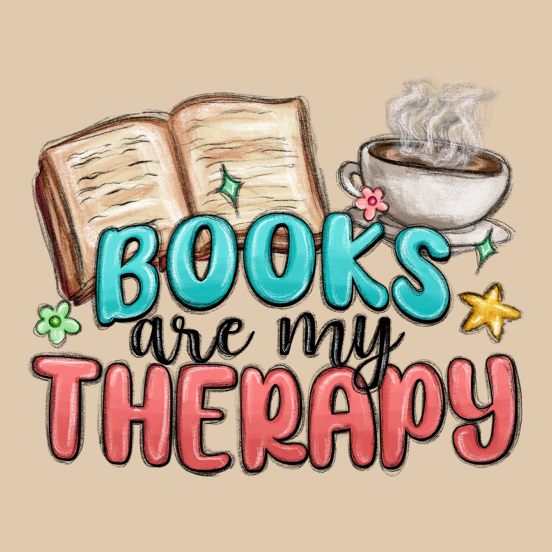 Books Are My Therapy Heavyweight Sweatshirt by MaliasSmallBusiness | Teevron