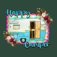 Happy Camper With Flowers Zipper Hoodie | Teevron