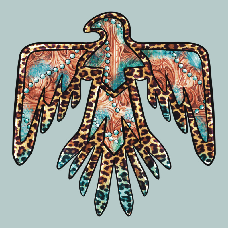 Thunderbird Leopard Leather Heavy Core Tee by BarkalooDesign | Teevron