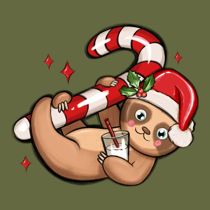 Cute Christmas Sloth Long Sleeve Tee by MaliasSmallBusiness | Teevron