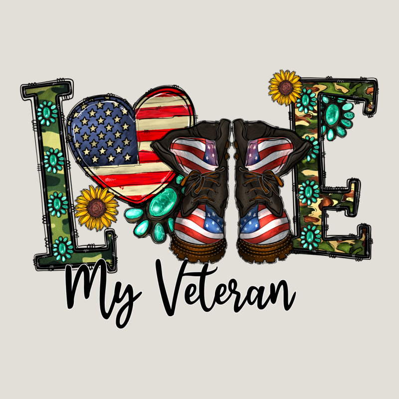 Love My Veteran Heavy Core Tee by CowhideDigitalArt | Teevron