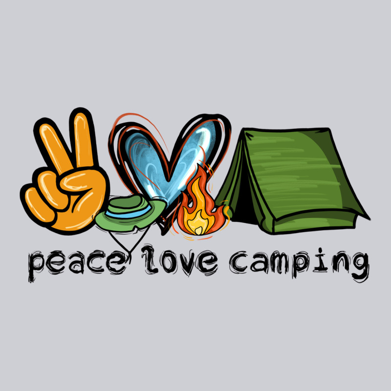 Peace Love Camping Heavyweight Sweatshirt by NancyCooperArtShop | Teevron