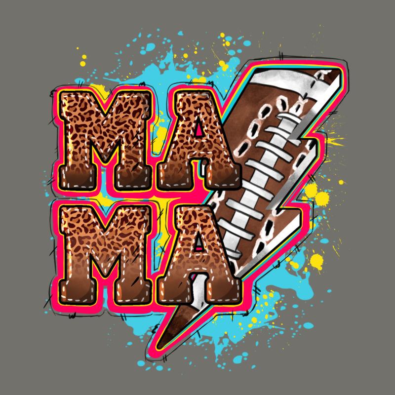 Mama Football Lightning Bolt Premium Hoodie by HowdyJamesFarm | Teevron