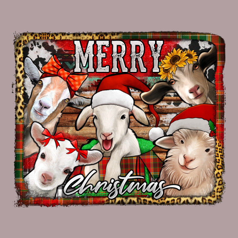 Merry Christmas Goats Vintage Hoodie by Jasminsmagicworld | Teevron