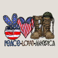 Peace Love America Heavy Core Tee | Teevron