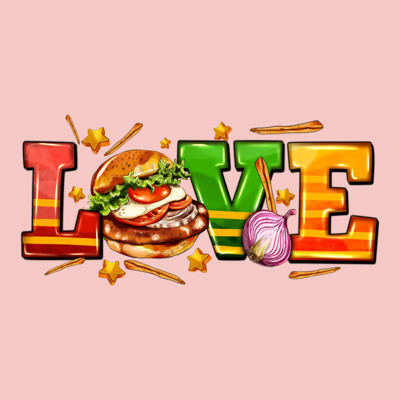 Love With Hamburger Urban Heavy Tee by AdoDesignShop | Teevron