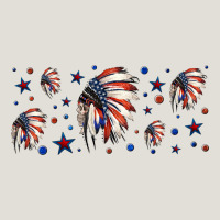Patriotic Native American Headdress 16oz Libbey Cup Heavy Core Tee | Teevron