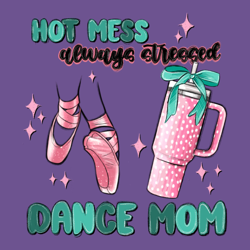 Mess Always Stressed Dance Mom Vintage Tee by MaliasSmallBusiness | Teevron