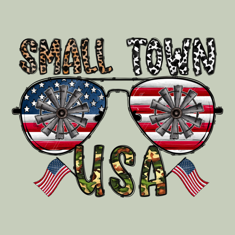 Small Town Usa Ladies Tee by CowhideDigitalArt | Teevron