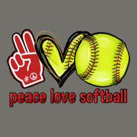 Peace Love Softball Premium Hoodie | Teevron