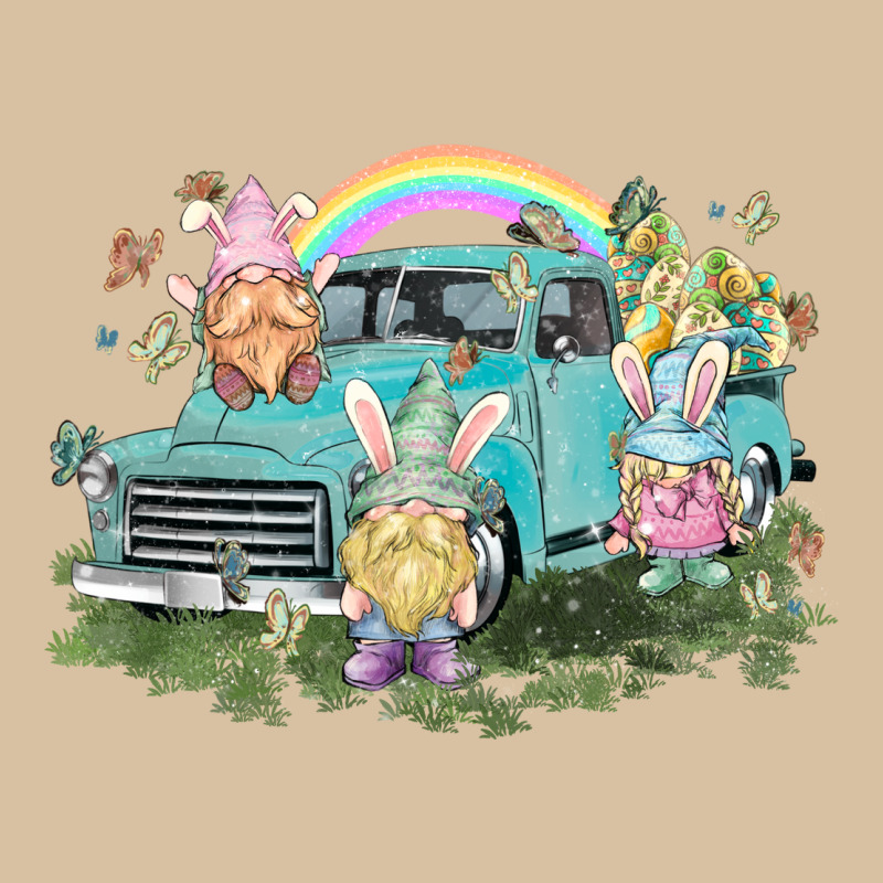 Easter Gnomies With Truck Easter Day Heavyweight Hoodie by HowdyJamesFarm | Teevron