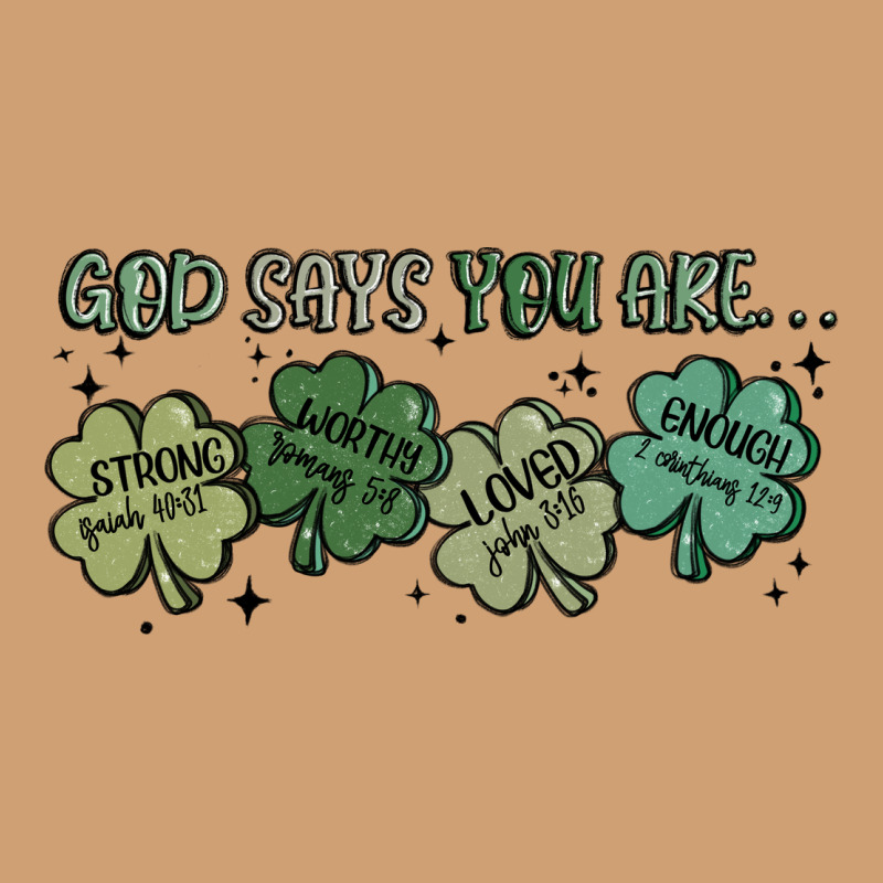 God Says I Am Patrick's Day Vintage Tee by MaliasSmallBusiness | Teevron