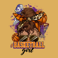 Messy Bun Basketball Girl Premium Hoodie | Teevron
