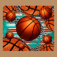 Basketball Leopard Serape Tumbler Vintage Hoodie | Teevron